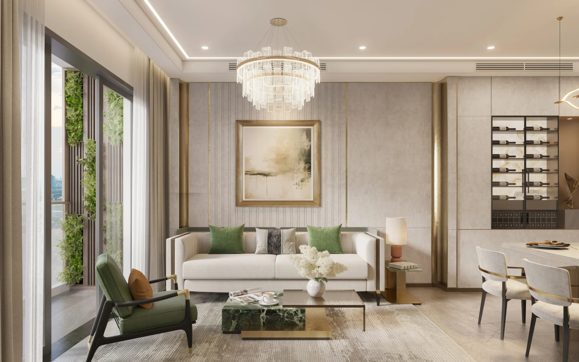 Thiết kế tinh tế của căn hộ Cityview Signature