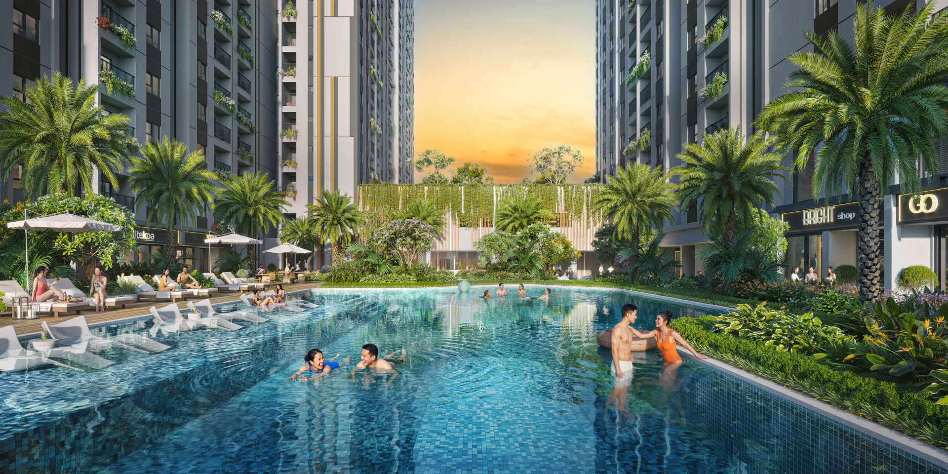 K-Home Cityview với gần 6.000m² diện tích mảng xanh và tiện ích được ví như một “trạm sạc” năng lượng mỗi ngày cho cư dân.